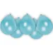 Set de 8 baloane din latex albastru deschis