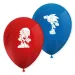 Set de 8 baloane din latex cu Sonic ariciul