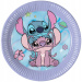 Set de 8 farfurii de hârtie Disney Stitch și Angel, 20 cm