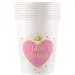 Set de 8 pahare de hârtie Little Princess 200ml