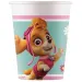 Set de 8 pahare de hârtie Paw Patrol 200ml