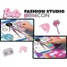 Set de colorat și îmbrăcat Barbie Style Icon - Lisciani