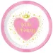 Set de farfurii de hârtie Little Princess, 8 bucăți, 23 cm