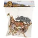 Set de figurine cu animale sălbatice Animal World, 6 bucăți