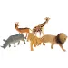 Set de figurine cu animale sălbatice Animal World, 6 bucăți
