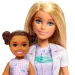 Set de joacă Barbie carieră dentistă cu păr blond - Mattel