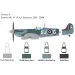 Set de machete avion Italeri 1/72 Spitfire Mk. IX