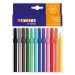 Set de markere PlayBox, 12 bucăți, 1mm.