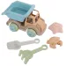 Set de nisip cu utilaj, set de 5 piese