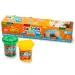 Set de plastilină pentru copii 4x150g - Carioca