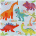 Set de șervețele de hârtie „Dino Party” - 2 straturi, 33x33 cm, 20 buc