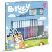 Set de ștampile Bluey cu carioci, 18 piese - Multiprint