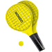 Set de tenis de plajă cu rachetă de padel galben - Mondo Toys