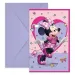 Set invitații petrecere Minnie Mouse Disney+ 6 bucăți