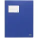 Spirit: Dosar cu inele și suport pentru carduri, culoare albastru închis, format A4