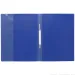 Spirit: Dosar cu inele și suport pentru carduri, culoare albastru închis, format A4