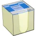 Spirit: Notițe galbene într-un suport transparent, 900 de foi, 9x9x9 cm