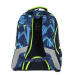 Spirit: Rucsac/ghiozdan școlar rotunjit cu imprimeu 3D fotbal, 34x26x44 cm