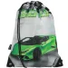 Spirit: Sac de sport cu model de mașină sport verde Racer Monster, 33x47cm