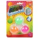 Squeeze: Set de 3 mingi neon lipicioase