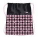 St.Right Pink Checkered sac de gimnastică, sac sport 43x34cm