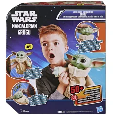Star Wars: Action Buddy Grogu, figură de pluș interactivă – Hasbro imaginea 3
