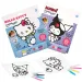 Sticker Art: Set de abțibilduri de colorat Hello Kitty, mai multe modele, 1 buc - Comansi