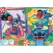Stitch 2 în 1 puzzle Eco cu 60 piese și carte de colorat 70x50cm - Lisciani