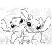 Stitch 2 în 1 puzzle cu 24 piese și carte de colorat 35x25cm - Lisciani