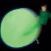 Super Glo Wubble minge cu bule luminoase de culoare verde 75cm