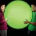 Super Glo Wubble minge cu bule luminoase de culoare verde 75cm