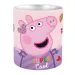 Suport de birou cilindric din metal cu Peppa Pig, 10x11cm