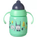 Tommee Tippee: Superstar cană de antrenament cu pai, verde, 300 ml