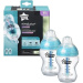 Tommee Tippee: biberon Advanced Anti-Colic, turcoaz, set de 2 bucăți, 260 ml (0 luni+)