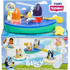 Tomy Toomies: Bluey – plimbare în familie cu o barcă, jucărie pentru baie imaginea 1