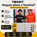 Tossit Family Pack – Roșu, Turcoaz, Albastru, Galben, joc de darts cu ventuze