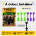 Tossit Starter Pack — joc de darts din silicon cu ventuze, mov și verde