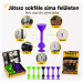 Tossit Starter Pack — joc de darts din silicon cu ventuze, mov și verde