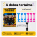 Tossit Starter Pack — joc de darts din silicon cu ventuze, roz și albastru