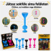Tossit Starter Pack — joc de darts din silicon cu ventuze, roz și albastru