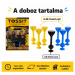 Tossit Starter Pack - joc de darts cu ventuze din silicon, albastru-galben