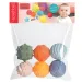 Touchball: Set de 6 mingi pentru dezvoltarea simțului tactil, în culori pastelate