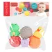 Touchball: Set de dezvoltare a simțului tactil cu 6 figurine de animale și o minge