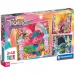Trolls 3: 3 în 1 set de puzzle de 48 de bucăți - Clementoni