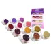 TyToo: Set de pudră cu sclipici în nuanțe calde, 12 x 2,5 ml imaginea 2