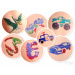 TyToo: Set de tatuaje cu sclipici DinoDrive