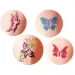 TyToo: Set șabloane de tatuaj cu sclipici Fluturi, 23 bucăți