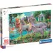 Unicornii la cascadă puzzle super de 180 de piese - Clementoni
