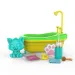 Washy Friends: Pisici de baie Color Reveal cu cadă și accesorii - Cirmi