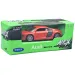 Welly: model de mașină mică Audi R8 V10 roșu, scară 1/64